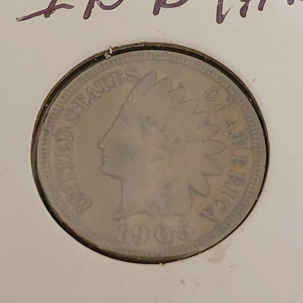 1905 indian head penny gorgeous xf+ with liberty
