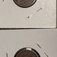 1890 and 1891 indian head cents, two very fine copper coins