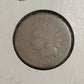 1875 indian head penny semi key date albulm filler