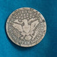 1898o barber silver quarter, good condition semi key date 90 percent silver antique coin