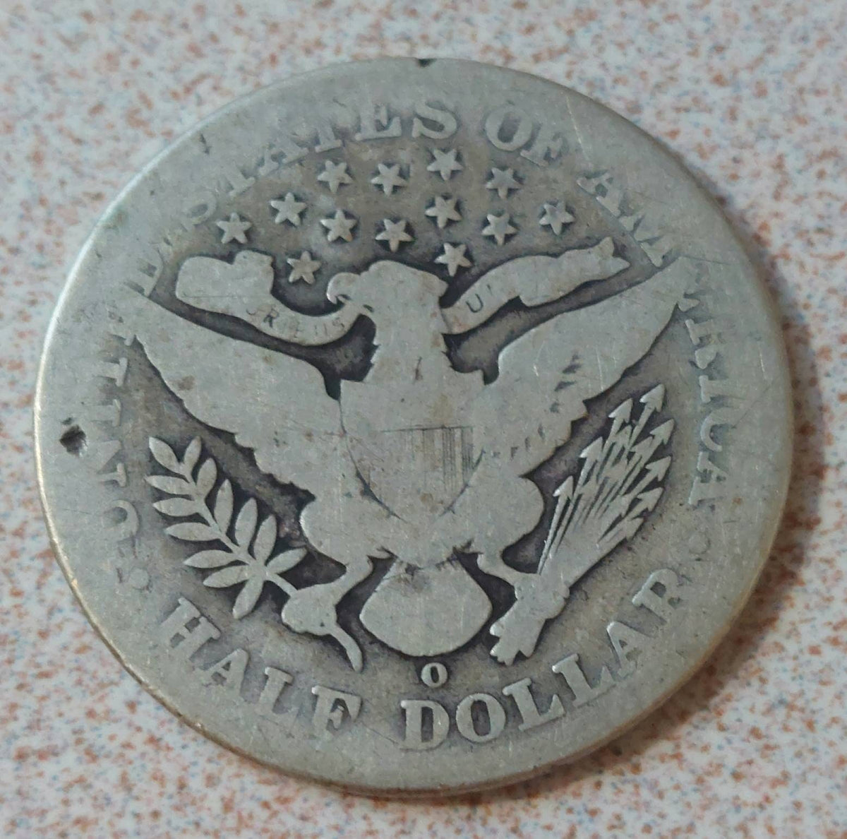 1902o barber half dollar silver 90 percent,  tough date