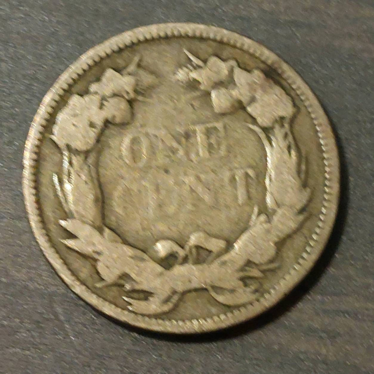 1857 flying eagle small cent, very collectible small penny from pre civil war america, us coin collecting, gifts for him