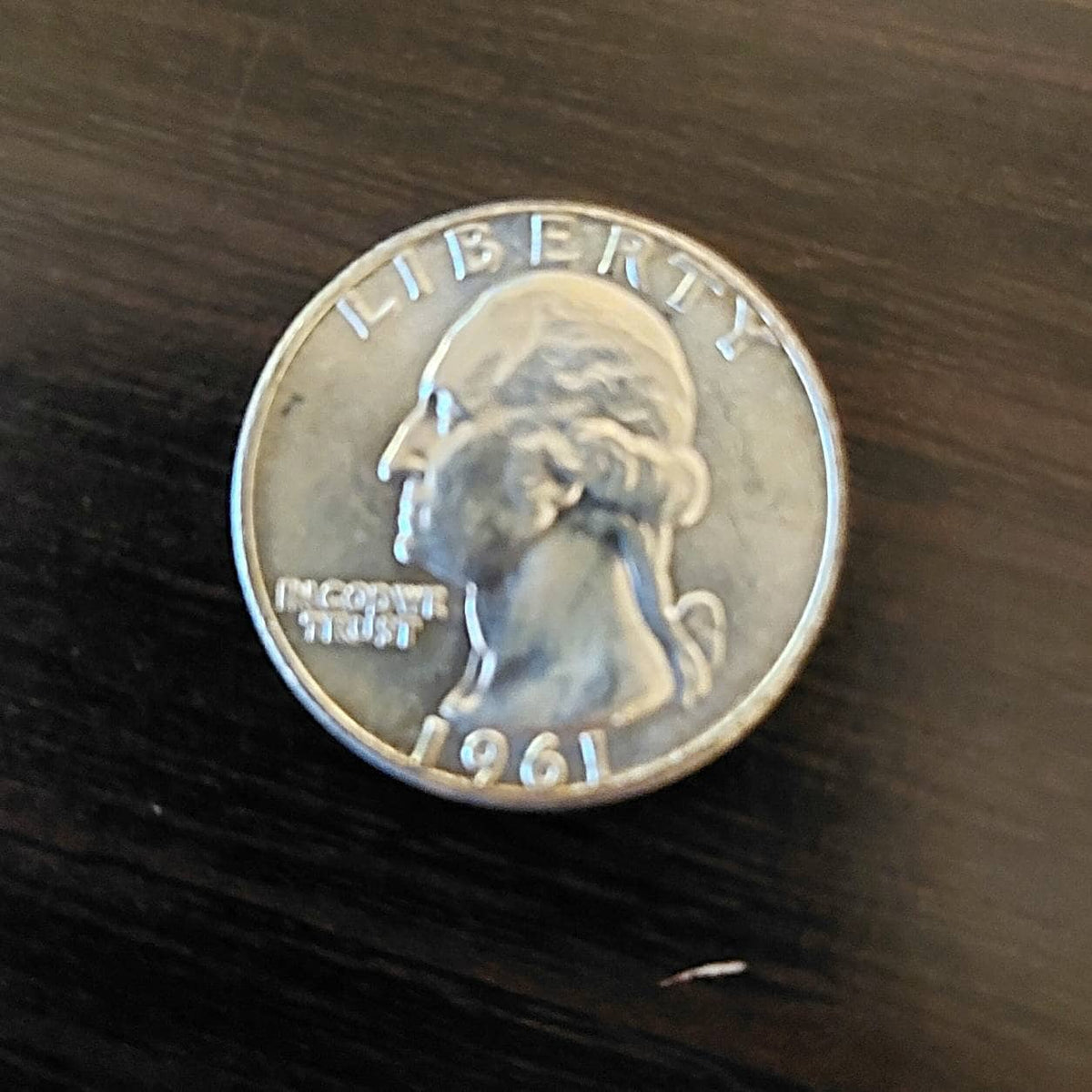 1961 beautiful uncirculated silver Washington quarter