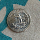 Gem uncirculated Washington Silver Quarter,  beautiful uncirculated coin, 90 percent silver, coin collecting pick a date!!