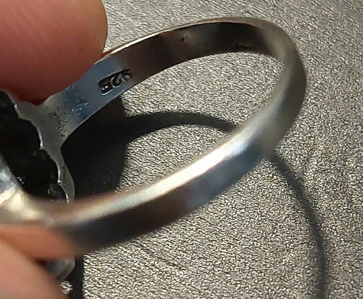 Red garnett,  sterling silver stamped 925 fashion ring, chic jewelry,  gifts for her, 5 grams