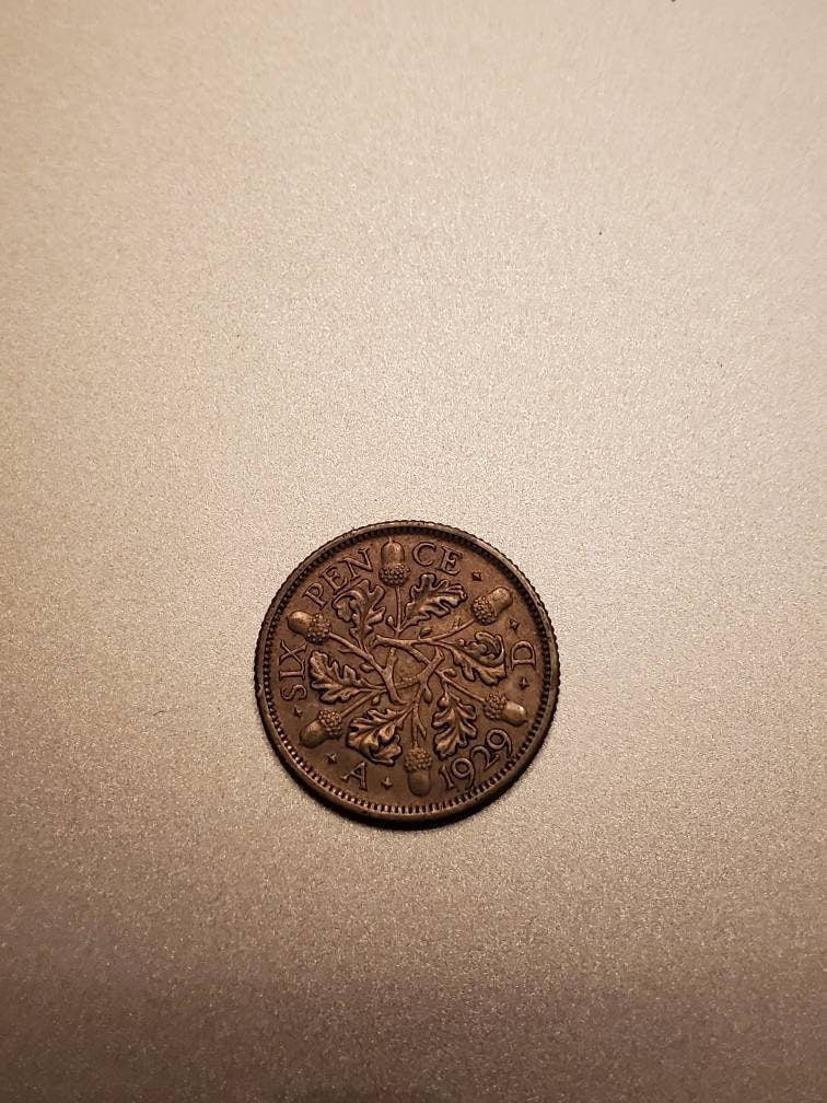 1920s silver sixpence for grooms shoe wedding gift like poem good luck brides these are actually silver