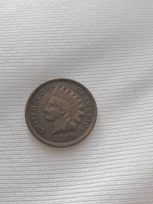 1909 indian head cent better date very fine
