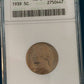 1939 anacs graded Jefferson nickel ms64 old soapbox holder,  antique American coins