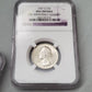 1947d ngc graded mint state details early silver Washington quarter, us coins
