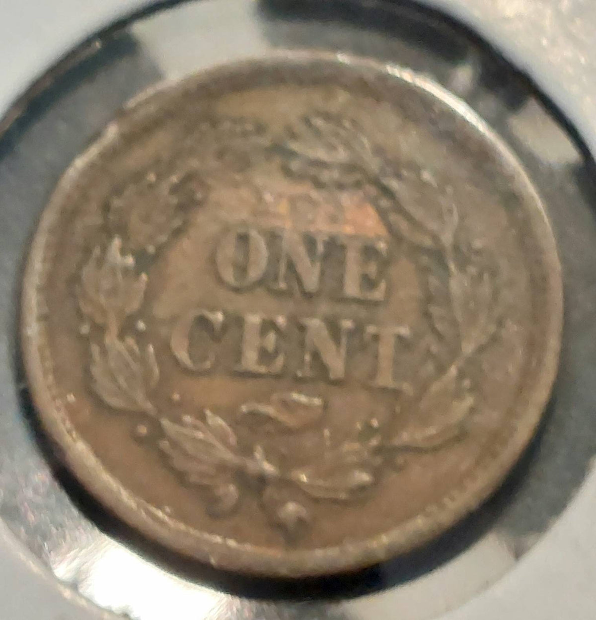 1863 not one cent civil war token, better variety
