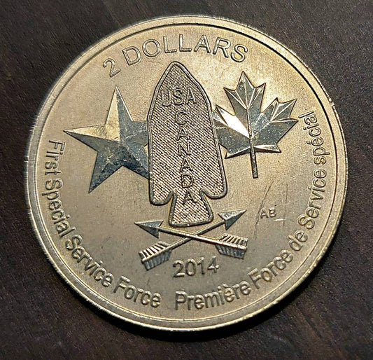 2014 Canada 2 dollar half ounce silver bullion queen Elizabeth, coin collecting
