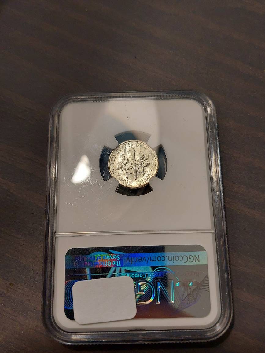1946p silver Roosevelt dime, ngc graded mss66 star. Only one percent of graded ngc stars get stars. Rare!! Ships free