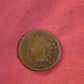 1865 Indian head cent copper coin almost good better date rare numismatic civil war date, very low mintage hole filler coin