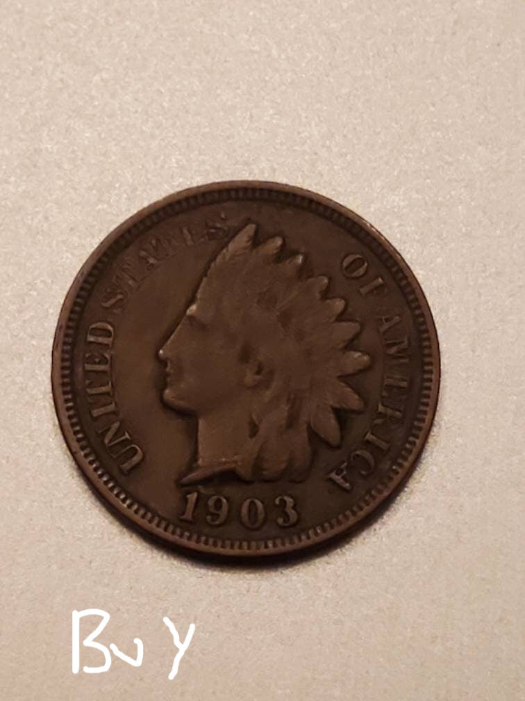 1800s dated Indian head penny vg or better copper coin, us coin collecting, gifts for him, antique american  cent upcycled craft options