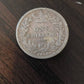 1880 British silver shilling coin, queen Victoria foreign world coins