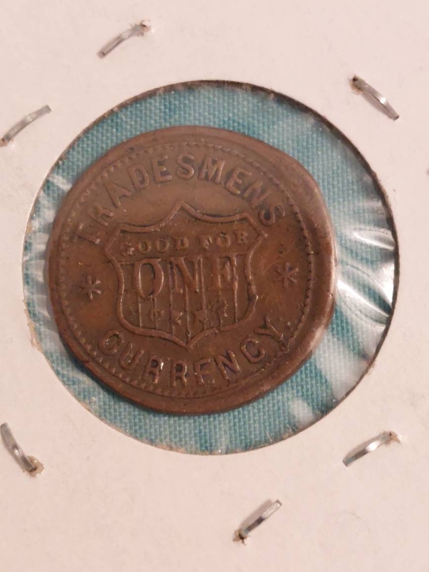 1863 civil war token and 200ad copper Roman ancient coin, two coins one price! Ships free, us coin collecting, gifts for him