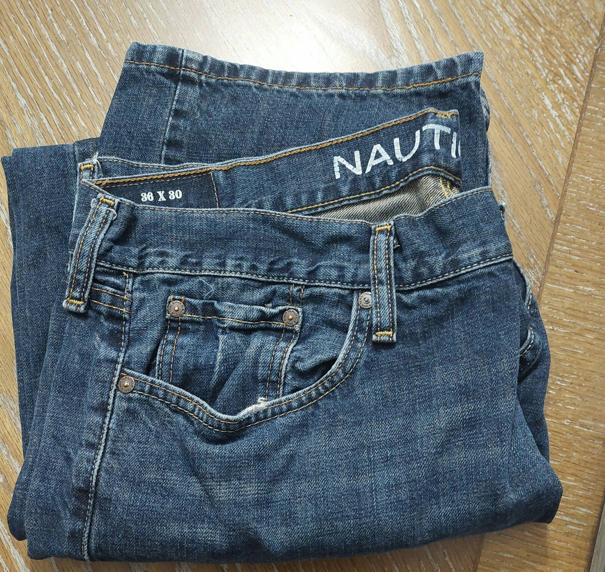 Vintage nautica company jeans, 36x30 men's regular cut in excellent condition