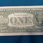 1957 choice high grade one dollar silver certificate Washington currency crisp