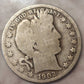 1902o new orleans scarce Barbee half dollar, a good plus coin