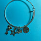 Bangle charm bracelets, women's jewelry,  various designs,  homemade