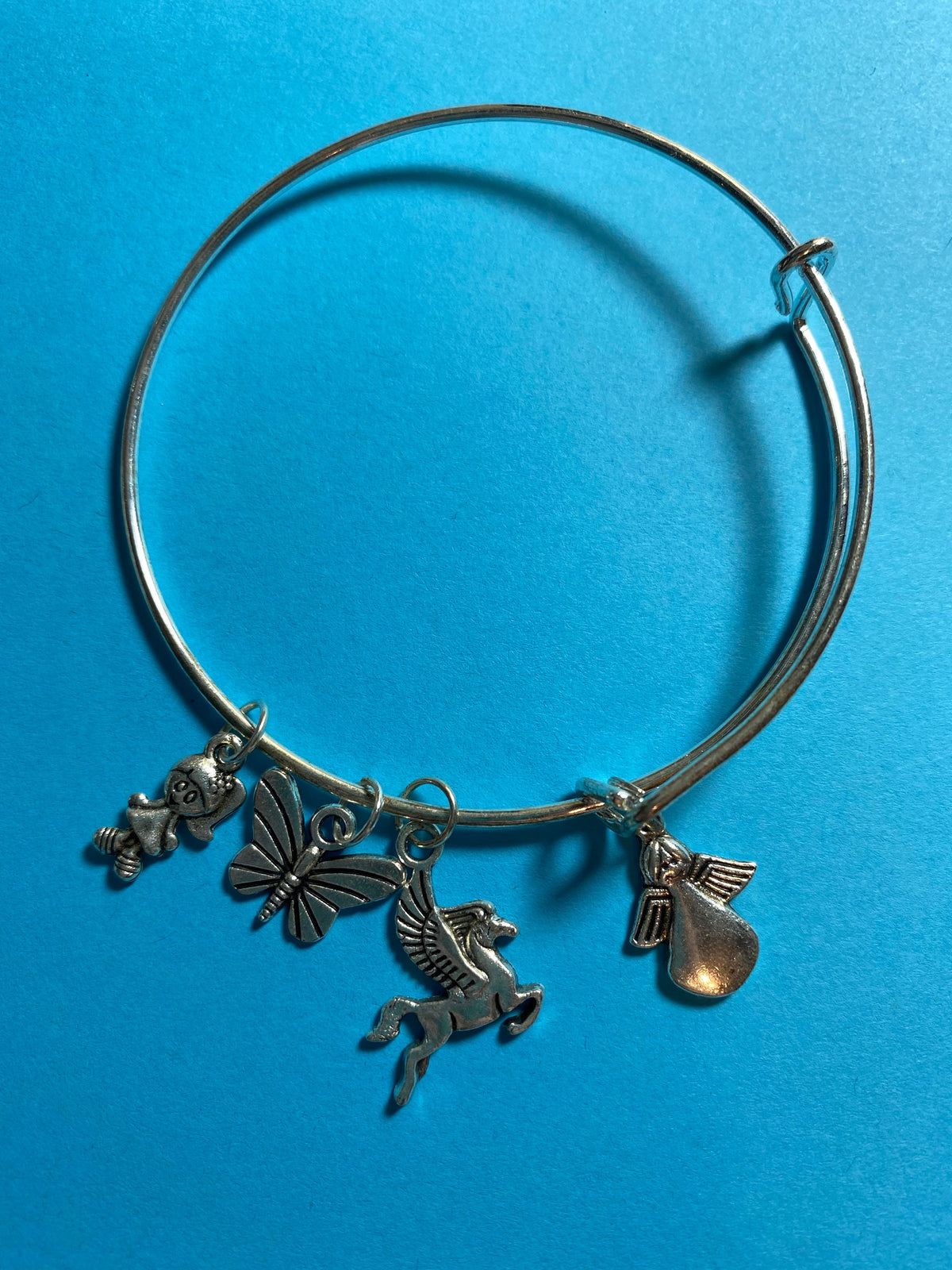 Bangle charm bracelets, women’s jewelry, various designs, homemade