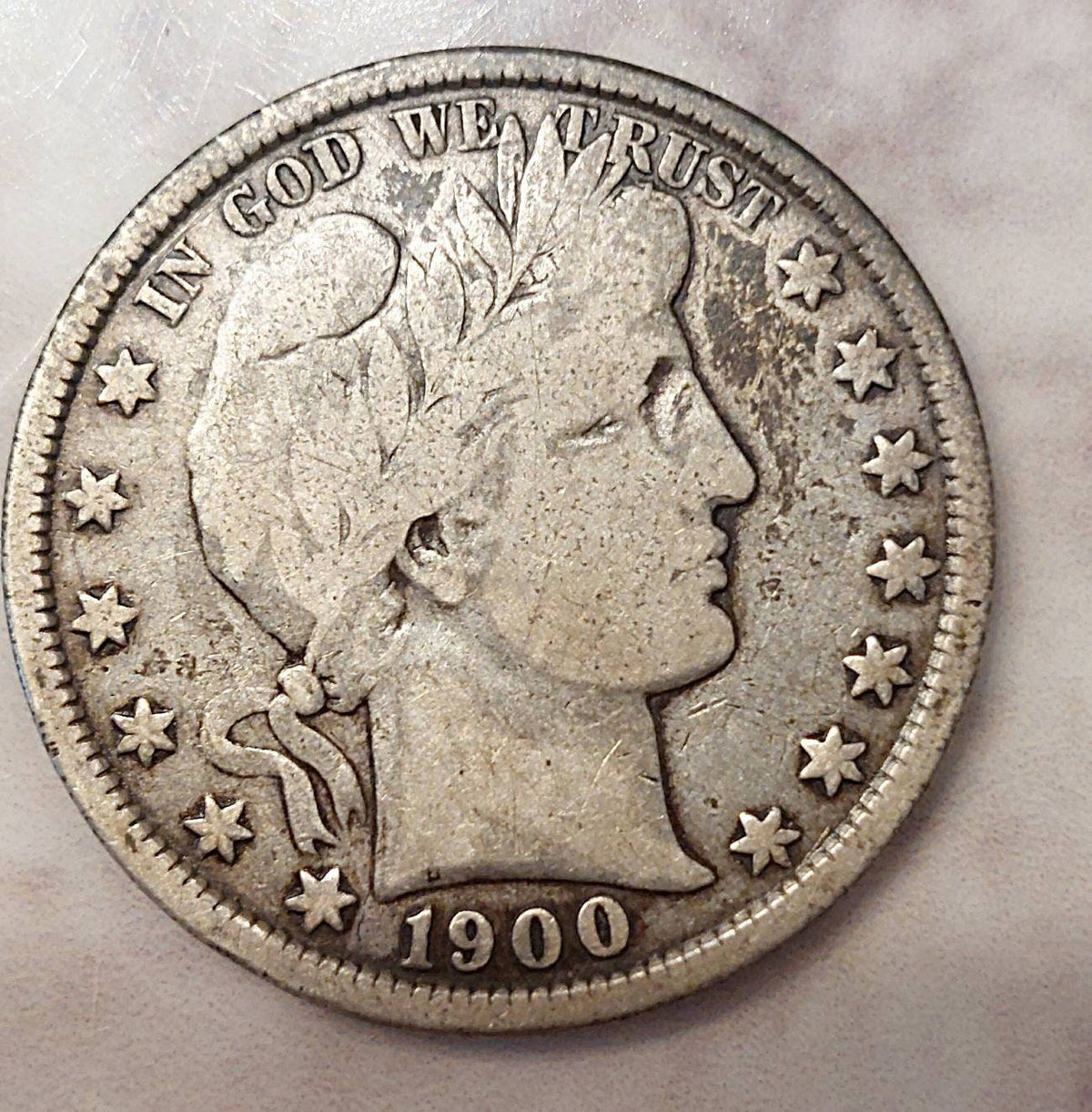 1900p Barber Half Dollar choice fine condition full liberty, us coins