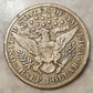 1901 barber silver half dollar, a fine condition better coin,  us coin collecting
