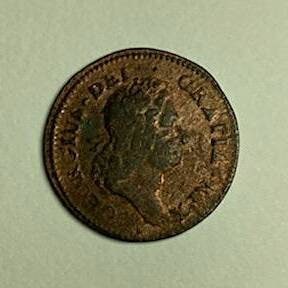 1722 woods hiberia colonial half penny, Scarce nicer than average pre united states revolution copper coin, ships free
