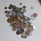 115 huge foreign coin lot includes silver, Europe,  Asian, America's, from 1900s to 1990s, coin crafts and collection,  comes with black bag