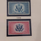 1934 special delivery 16 cent stamp, mint unhinged and 1936 unhinged mint 16 cent us stamps, excellent condition gifts for him