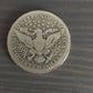 1913d barber silver quarter,  very good condition,  us coins