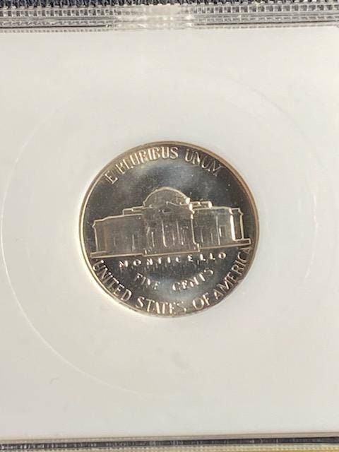 1967 Jefferson nickel special mint set coin, graded sp67 cameo by pci, stunning us coin collecting, free shipping