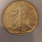 1941 walking liberty silver half dollar coin, graded ms64 golden toned near gem example, us coin collecting