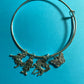 Bangle charm bracelets, women's jewelry,  various designs,  homemade