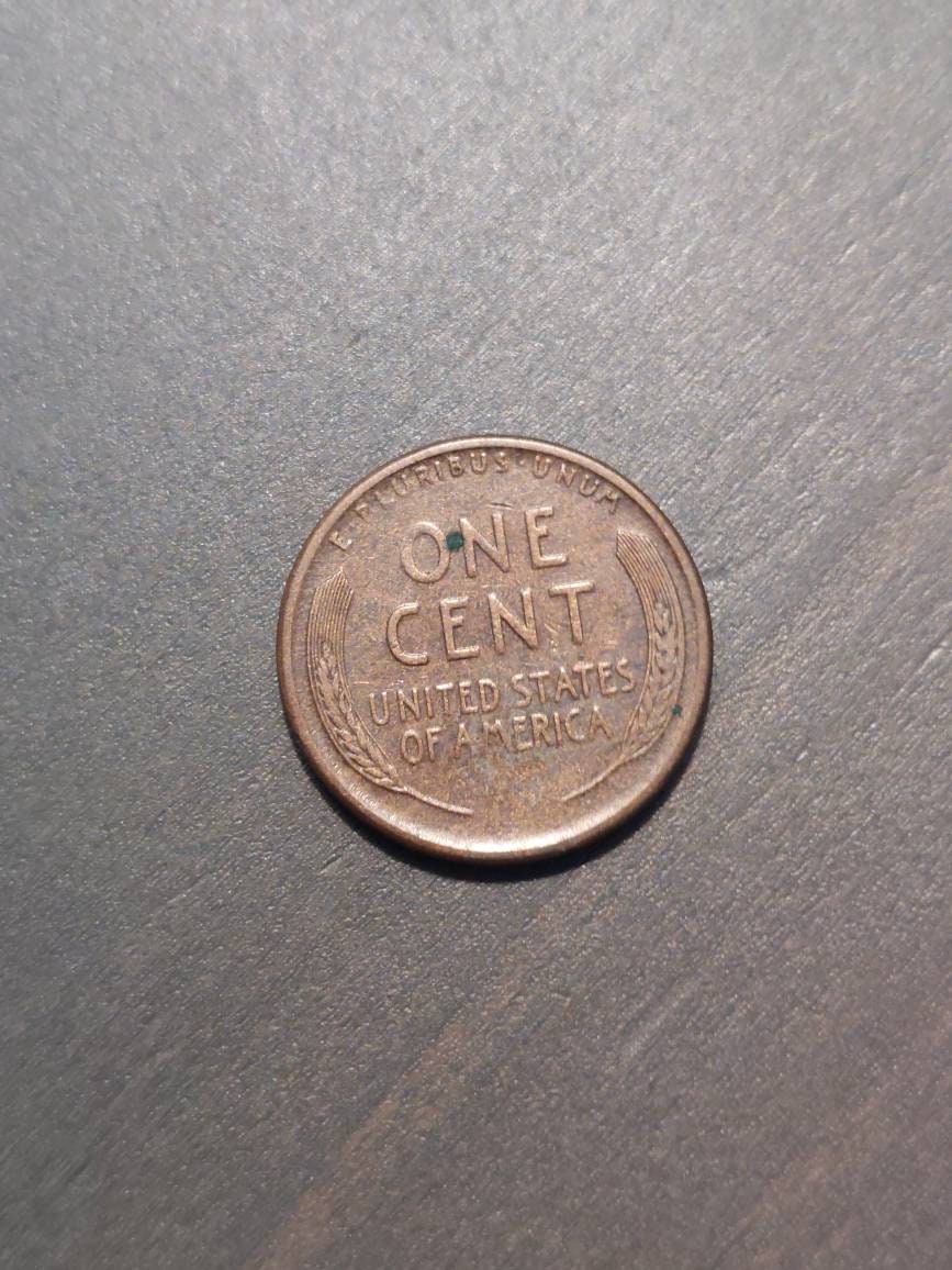 1919s early Lincoln wheat cent coin, high grade extra fine plus, us coin collecting