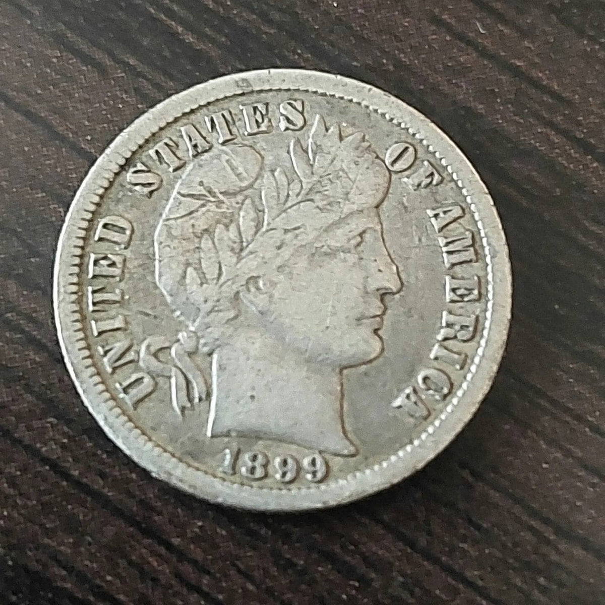 1899o barber silver dime, Scarce new orleans mint in choice very fine condition. Rare this nice, us coins