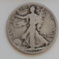 Walking liberty silver half dollar , 1917 s reverse early American silver coin collecting