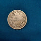 1867 British silver queen Elizabeth antique shilling coin, old English coin collecting