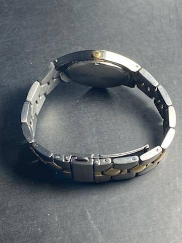 Vintage stainless steel, Armitron men's beautiful wrist watch, gunmetal steel gifts for him