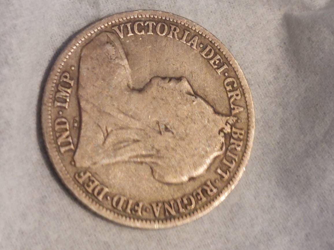 1898 British queen Victoria silver shilling coin, old European silver coin collecting
