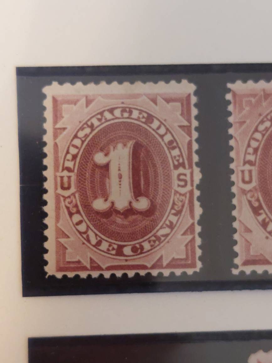 1884 us postage stamp, mint condition unhinged perfect 1 cent , 1884 postage due J15