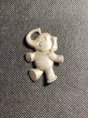 Sterling silver antique elephant brooch, unique hallmarked vintage silver jewelry,  gifts for her