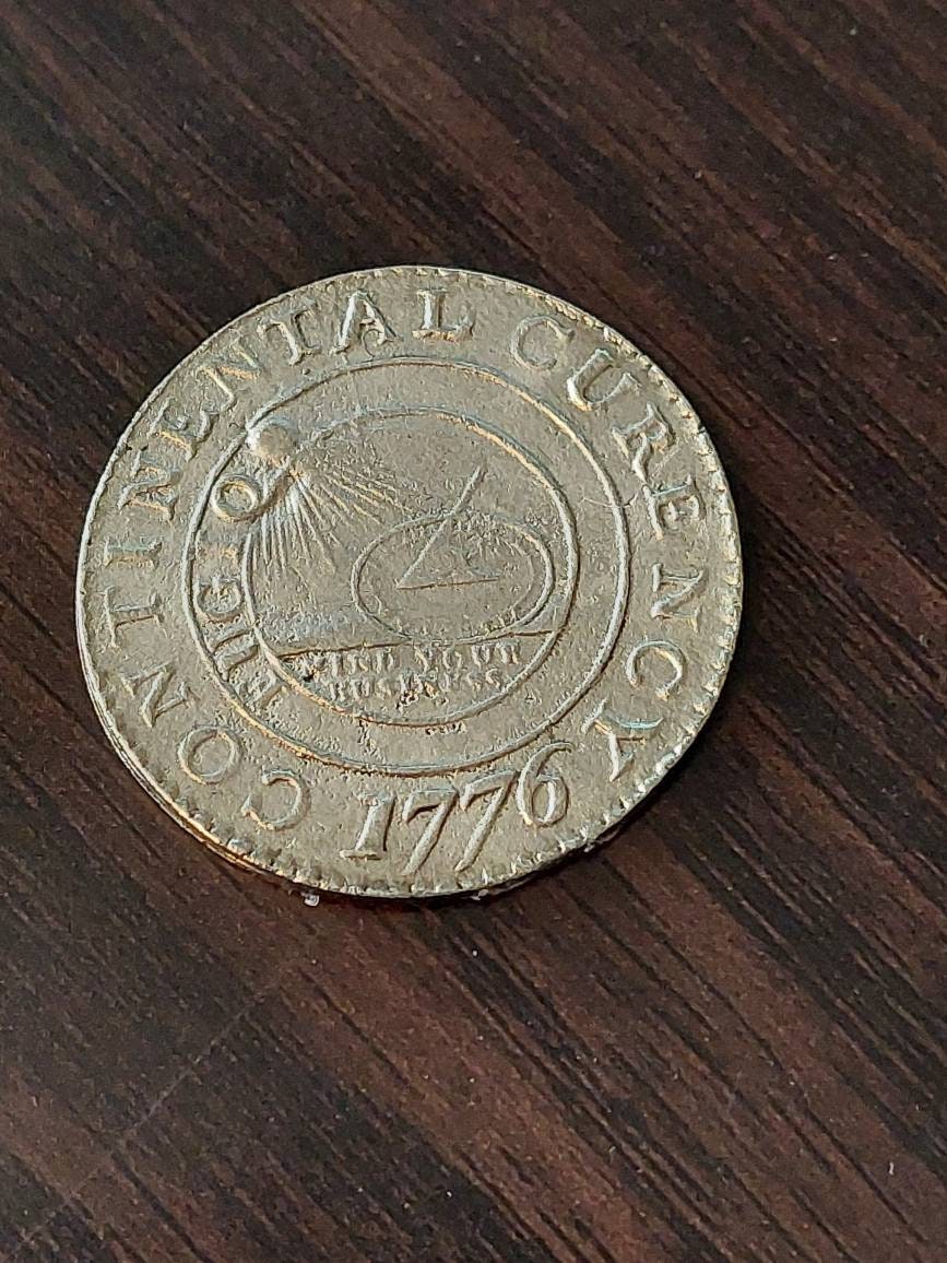 Reproduction 1776 Continental dollar colonial era coin