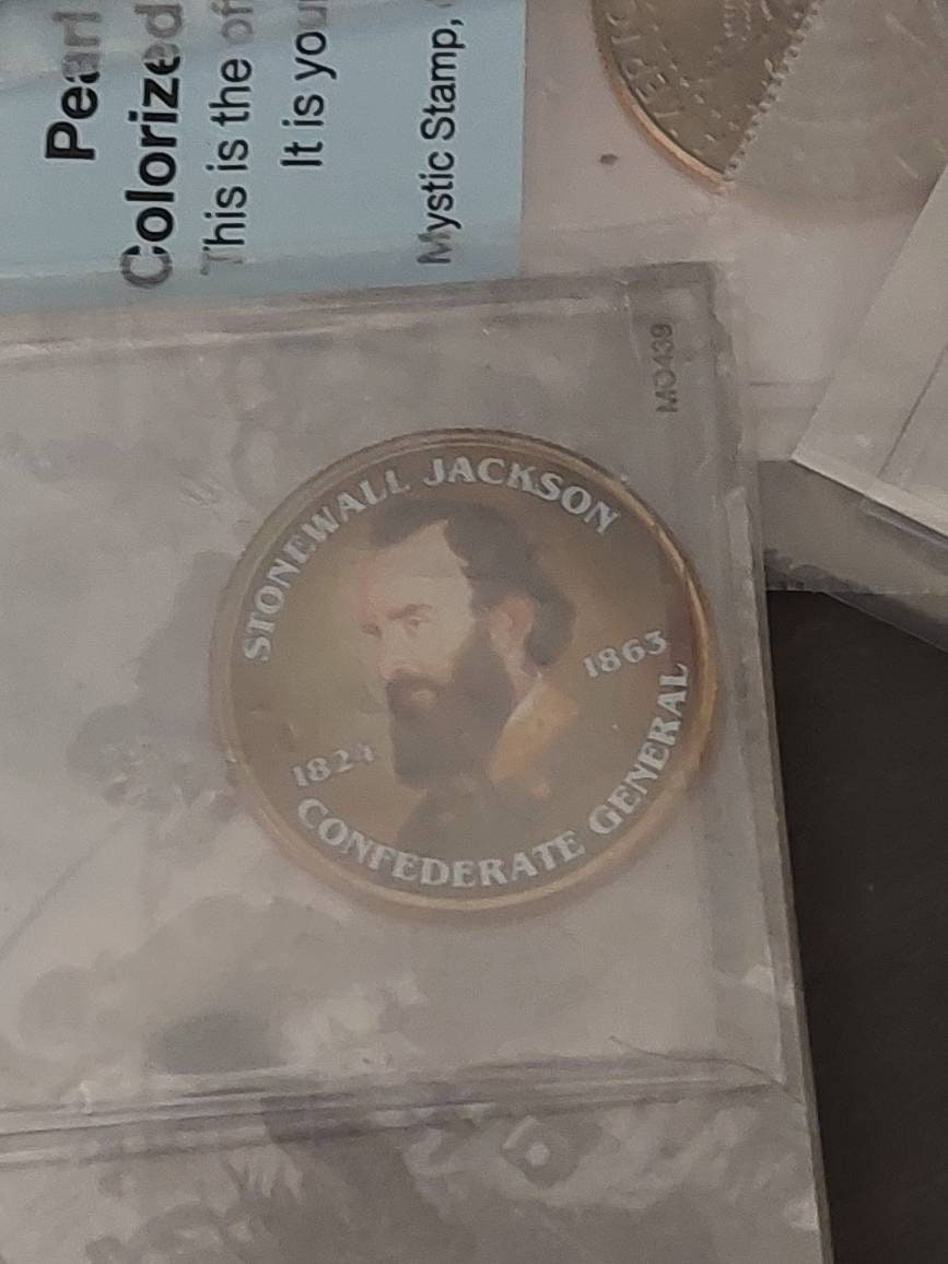 Colorized Kennedy half dollar collectible coin, enameled art coins with various events and celebrity figure. Comes in commemorative holder