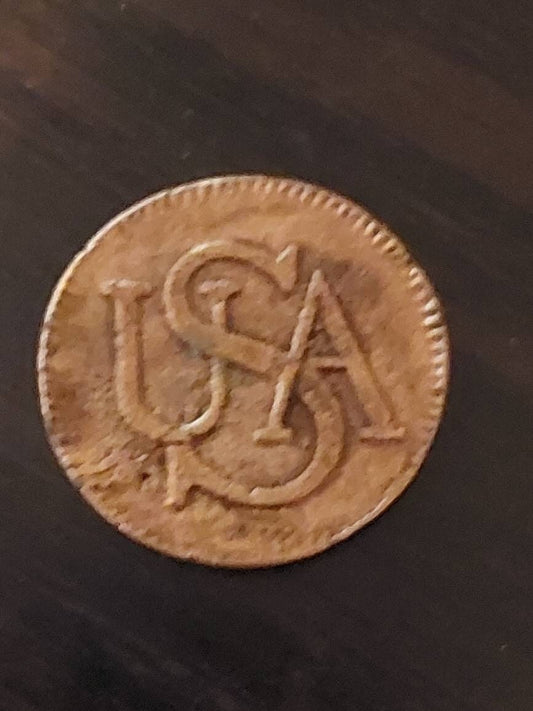 Reproduction 1785 super rare American bar cent, unique gift for collectors