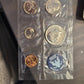 1965 special mint set,  in original packaging with coa, 40 percent silver Kennedy half, gifts for him