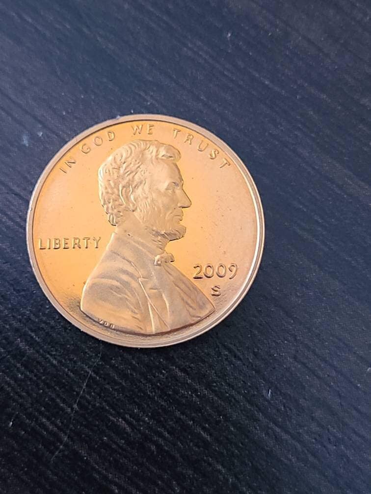 Lincoln penny proof bicentennial one year type coin, cameo proof us coins