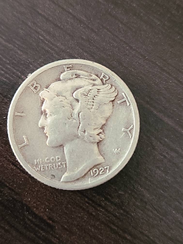 9 mercury silver dimes 1920s and 1910s nothing newer dates , american made, silver coin investment only early dates, free shipping