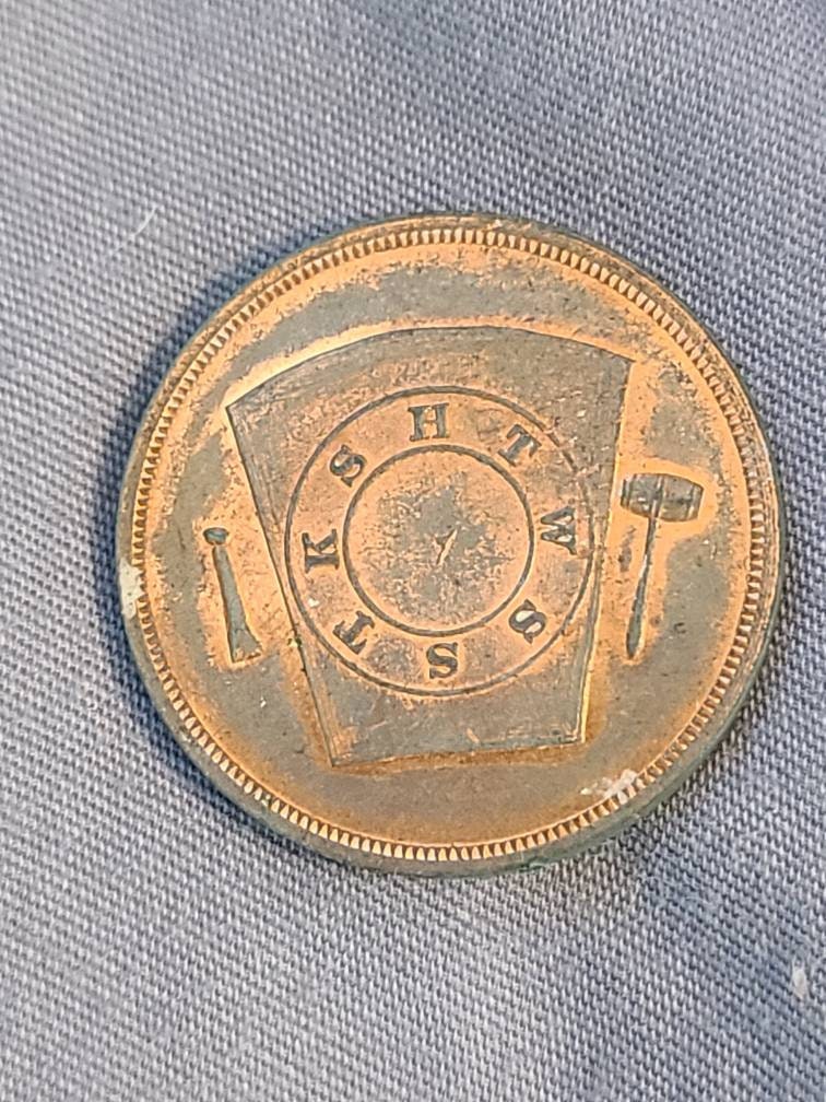 Vintage masonic token, chapter lake Ontario, Oswego new york