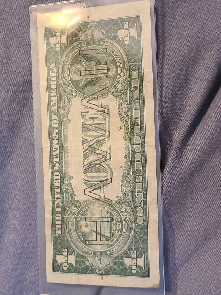1935a high grade one dollar hawaii silver certificate,  sc block, antique American currency